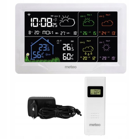 METEO STACJA POGODOWA METEO SP401 WIFI Z PROGNOZĄ POGODY NA 4 DNI