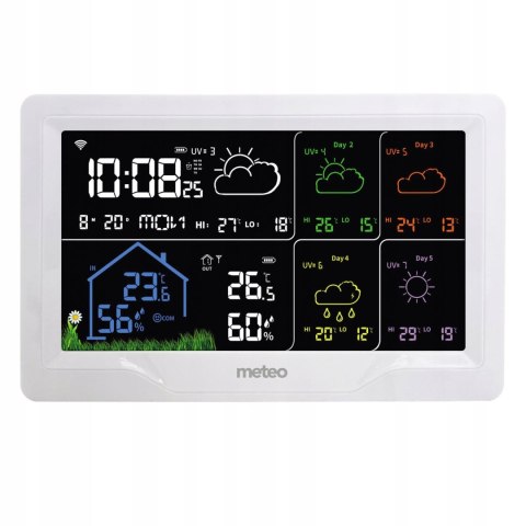 METEO STACJA POGODOWA METEO SP401 WIFI Z PROGNOZĄ POGODY NA 4 DNI
