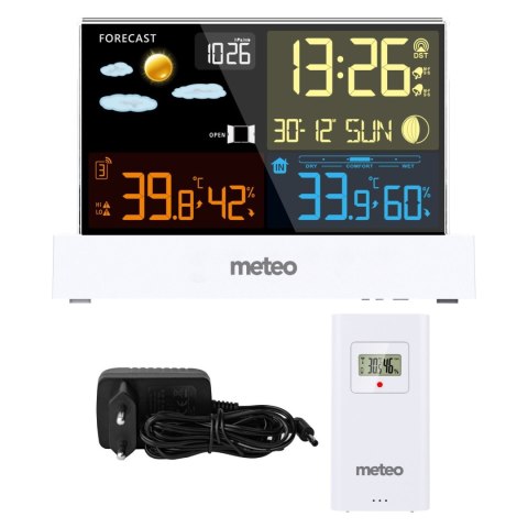 METEO Stacja pogodowa METEO SP110 z DCF biała