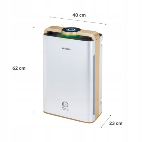 Webber AP9700 WiFi – wymiary oczyszczacza powietrza