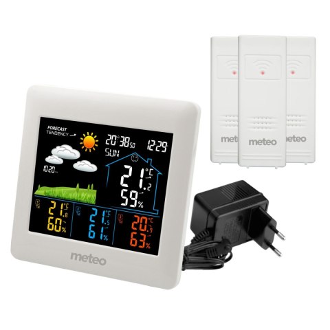 METEO Meteo SP106 Stacja Pogody z DCF +3 czujniki