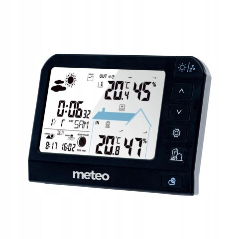 METEO STACJA POGODOWA METEO SP204 POGODYNKA HIGROMETR CZUJNIK ZEWNĘTRZNY DCF