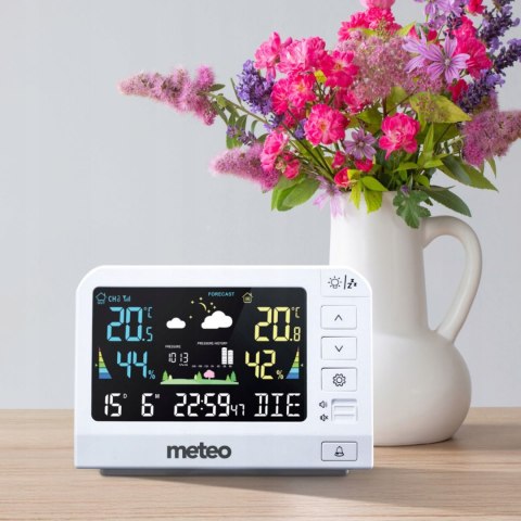 METEO STACJA POGODOWA METEO SP205 POGODYNKA HIGROMETR CZUJNIK ZEWNĘTRZNY DCF